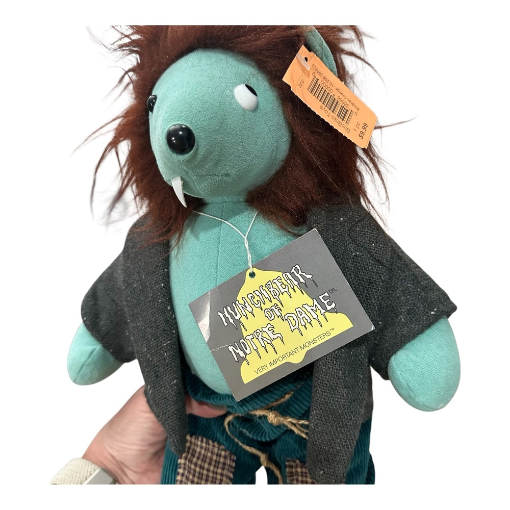 North American Bear Co Hunchbear of Notre Dame VIMS Monster Plush 1986 Vintage